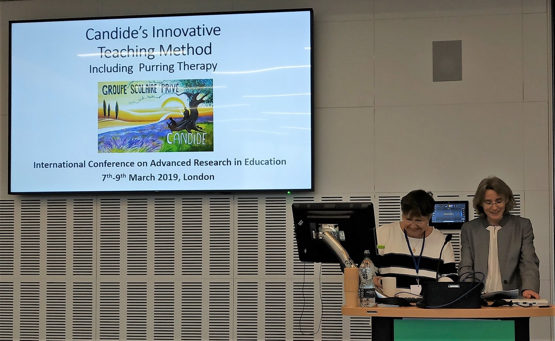 Céline et Michèle - Conférence Londres mars 2019