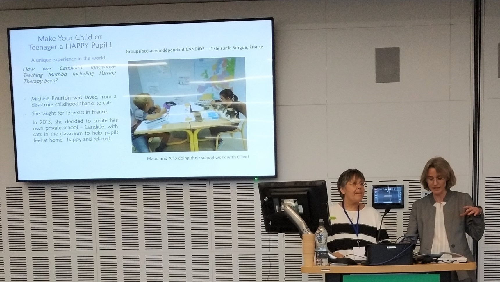 Céline et Michèle - Conférence Londres mars 2019