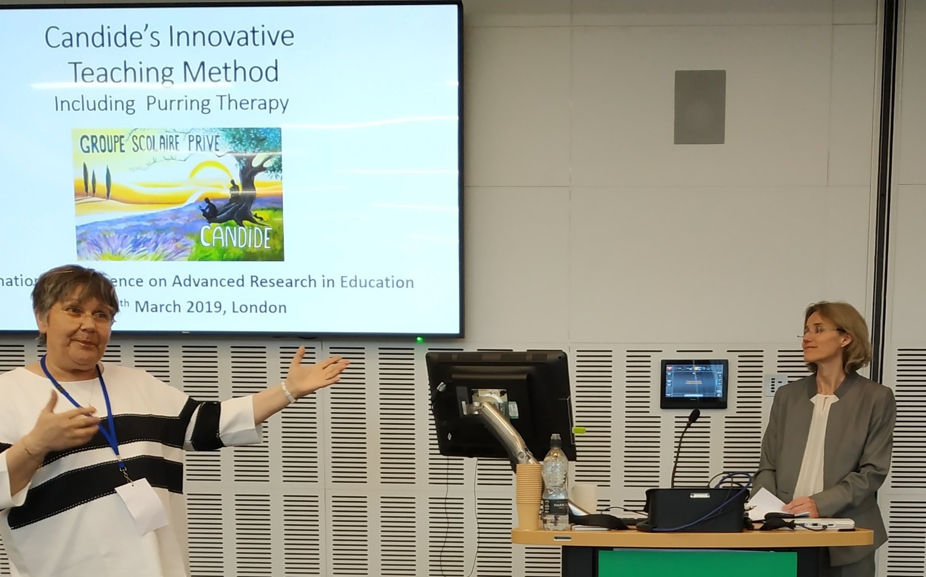 Céline et Michèle - Conférence Londres mars 2019
